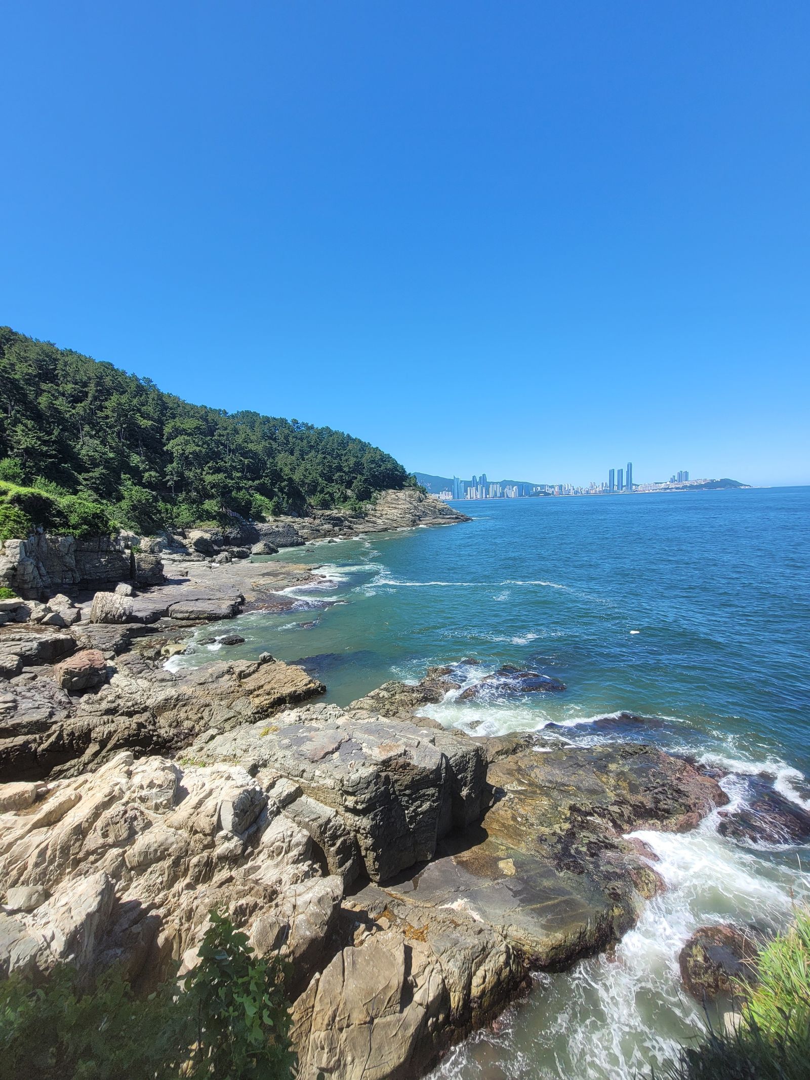 haeundae coast and skyline on a busan itinerary 3 days route