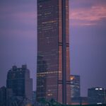 Seoul skyline evening