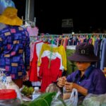 local vendors at a busy market in siem reap cambodia